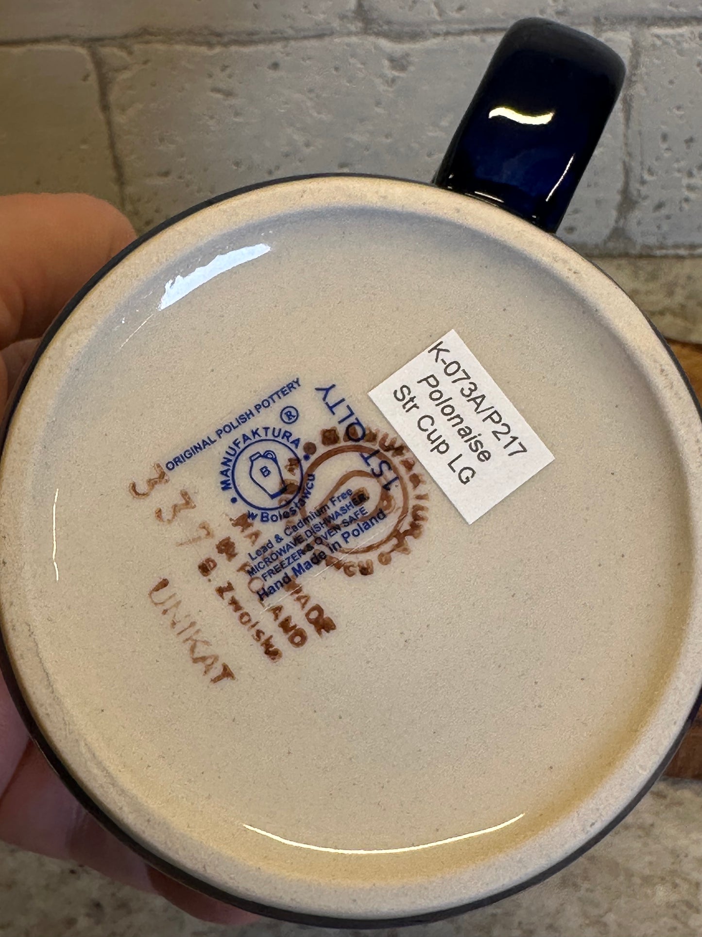 Manufaktura, Polonaise, Large Straight Mug 12 oz