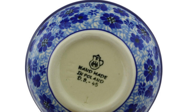 Ceramika Artystyczna Polish Pottery, Misty Dragonfly, Condiment Dish/Spoon Rest