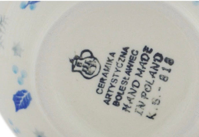 Ceramika Artystyczna, Patient Bluebird, Large Bubble Mug