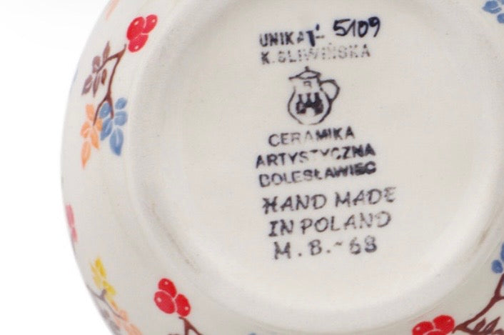 Ceramika Artystyczna, Unikat U5109, Fall Branches, Loop Mug