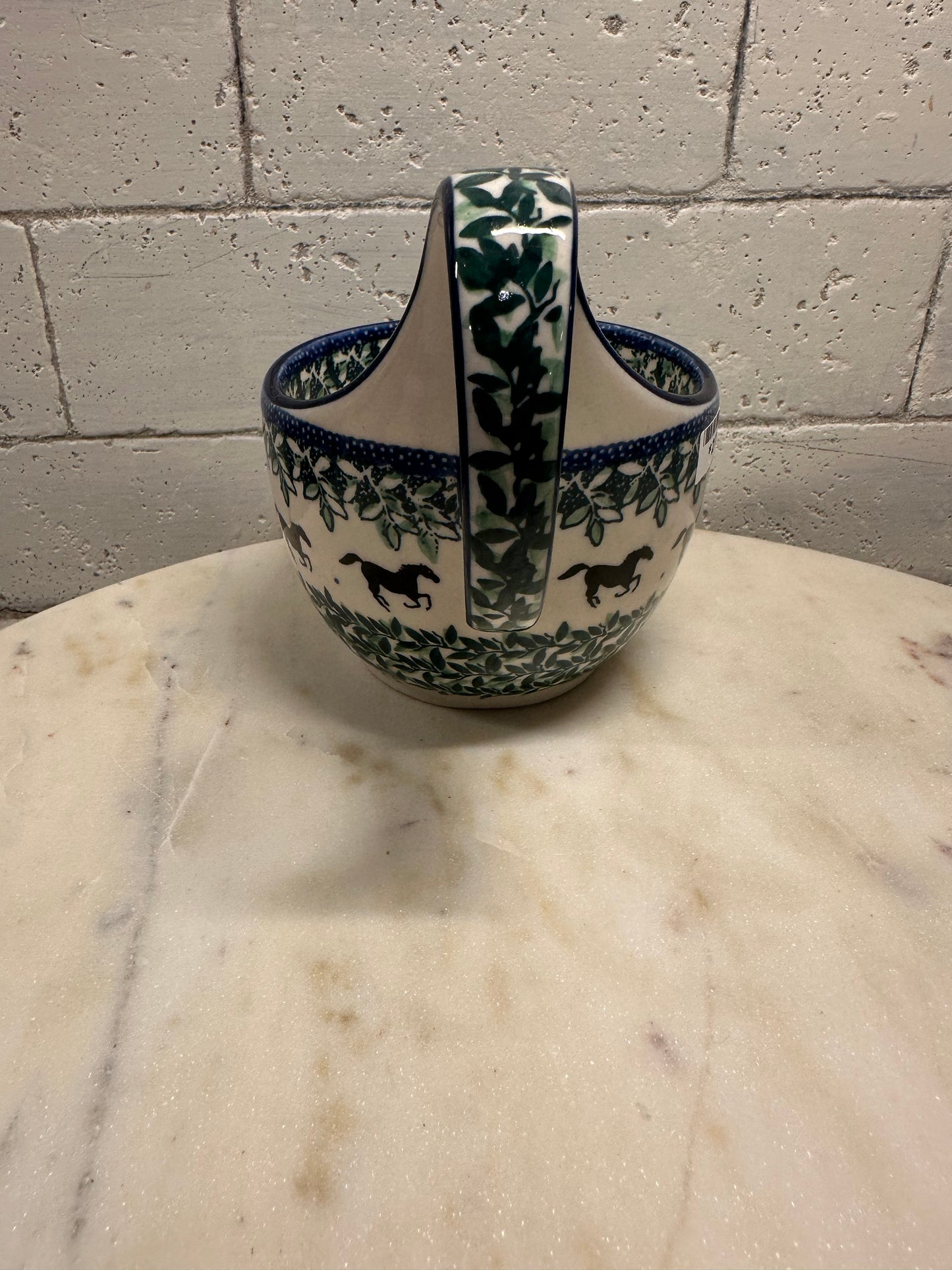 Ceramika Artystyczna Polish Pottery, Mustang Forest, Loop Mug/Bowl