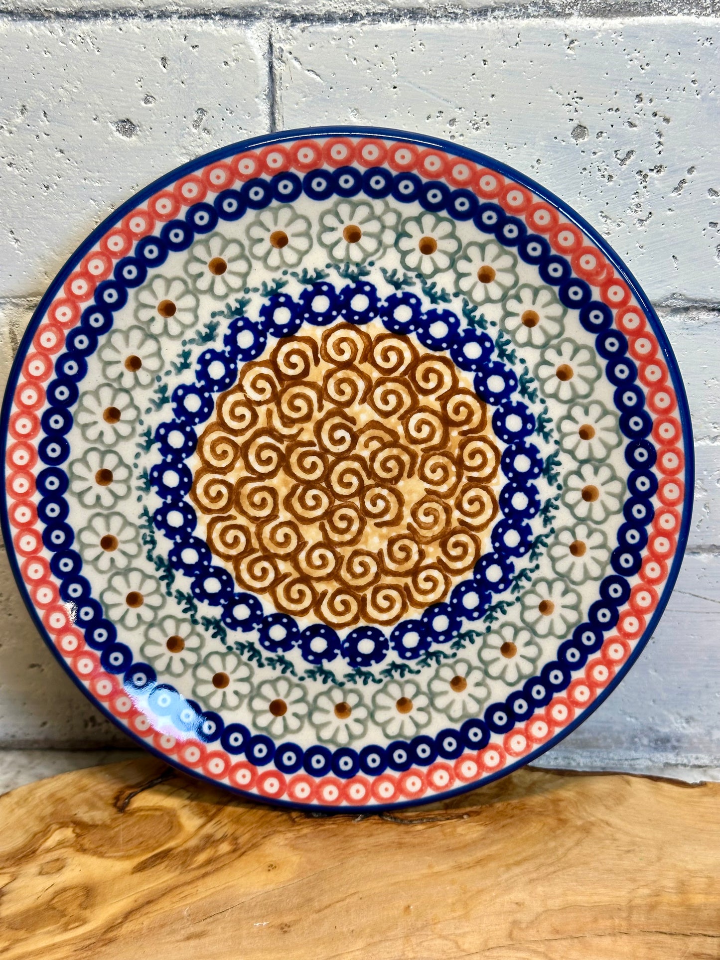 Manufaktura, Pumpkin Spice, Bread/Dessert Plate 7"
