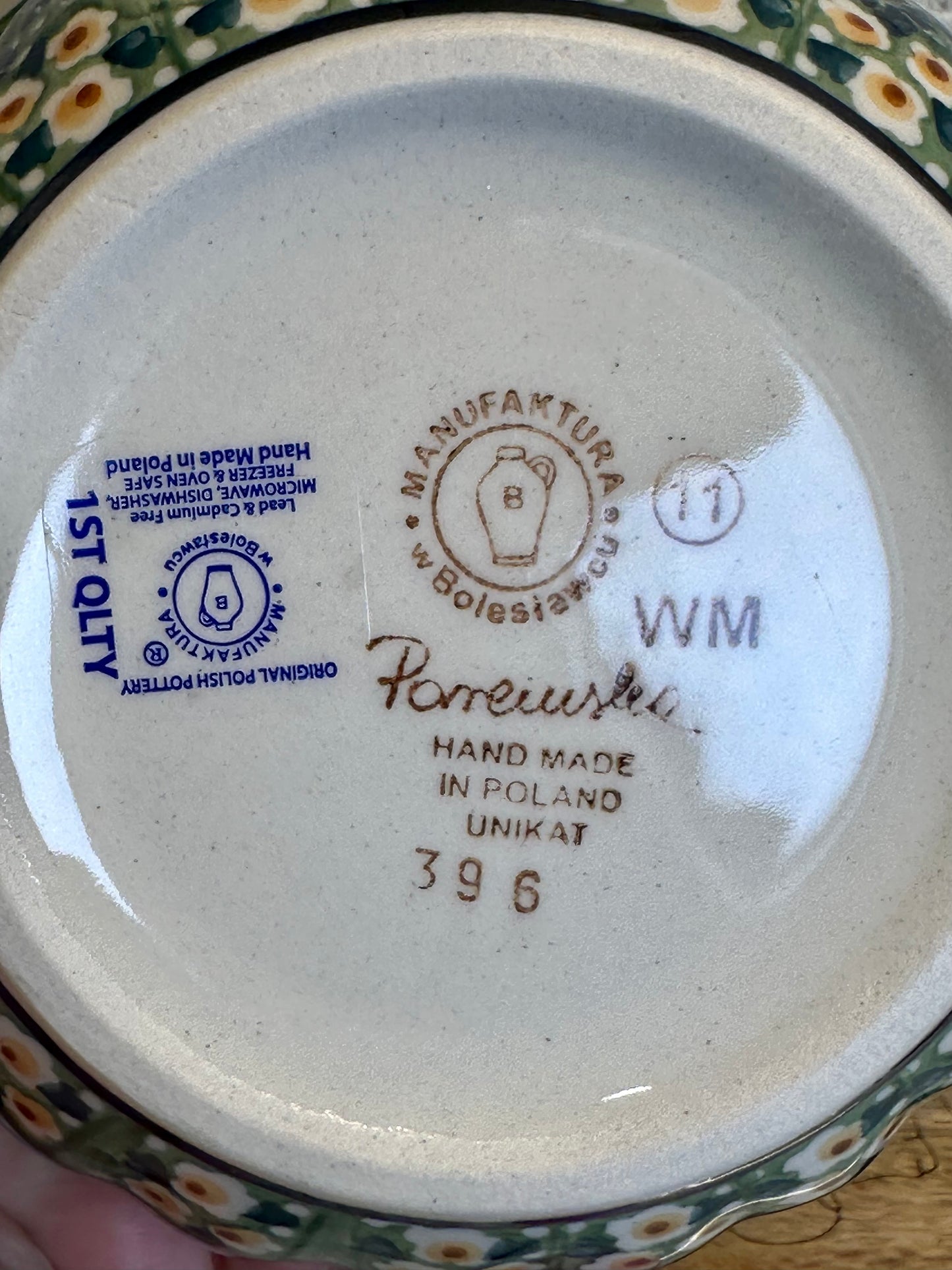 Manufaktura, Perennial Garden, Scalloped Bowl 5.5"