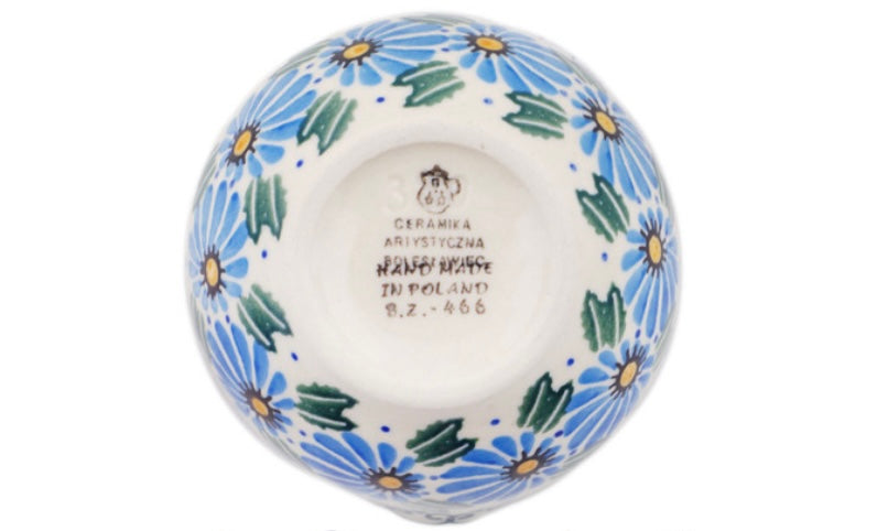 Ceramika Artystyczna Polish Pottery, Morning Daisy, Small Mortar and Pestle
