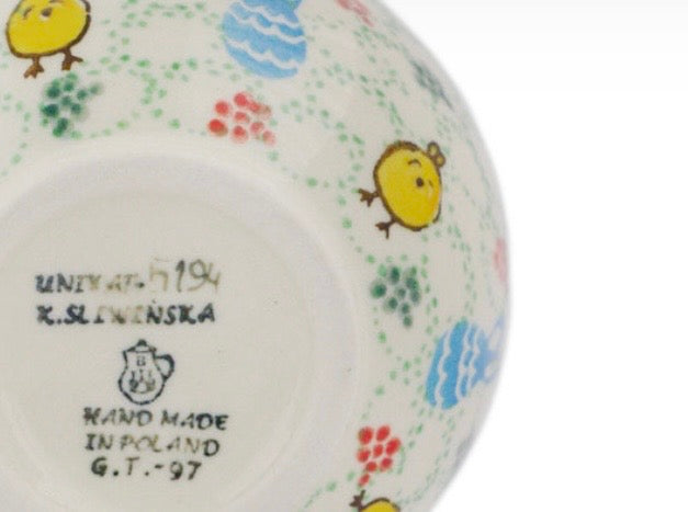 Ceramika Artystyczna, U5194, Spring Celebration, Large Bubble Mug 16 oz.