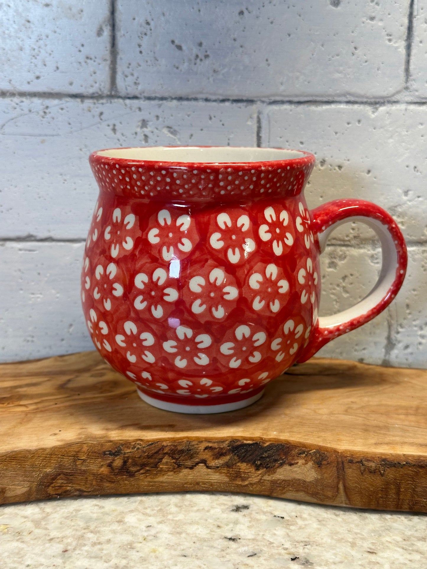 Manufaktura Red Blossom Large Bubble Mug