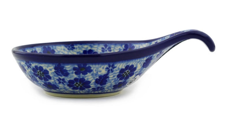 Ceramika Artystyczna Polish Pottery, Misty Dragonfly, Condiment Dish/Spoon Rest
