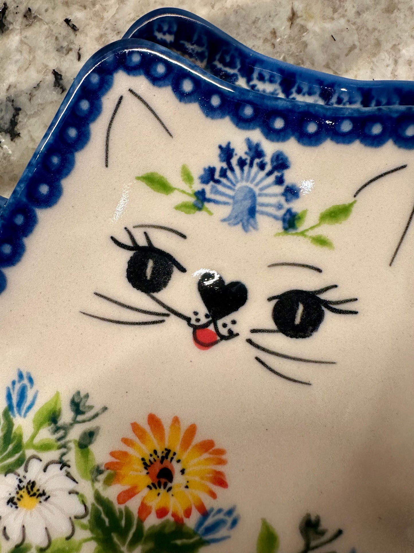 Kalich, Art Level A, Black Paw, Kitty Cat Plate