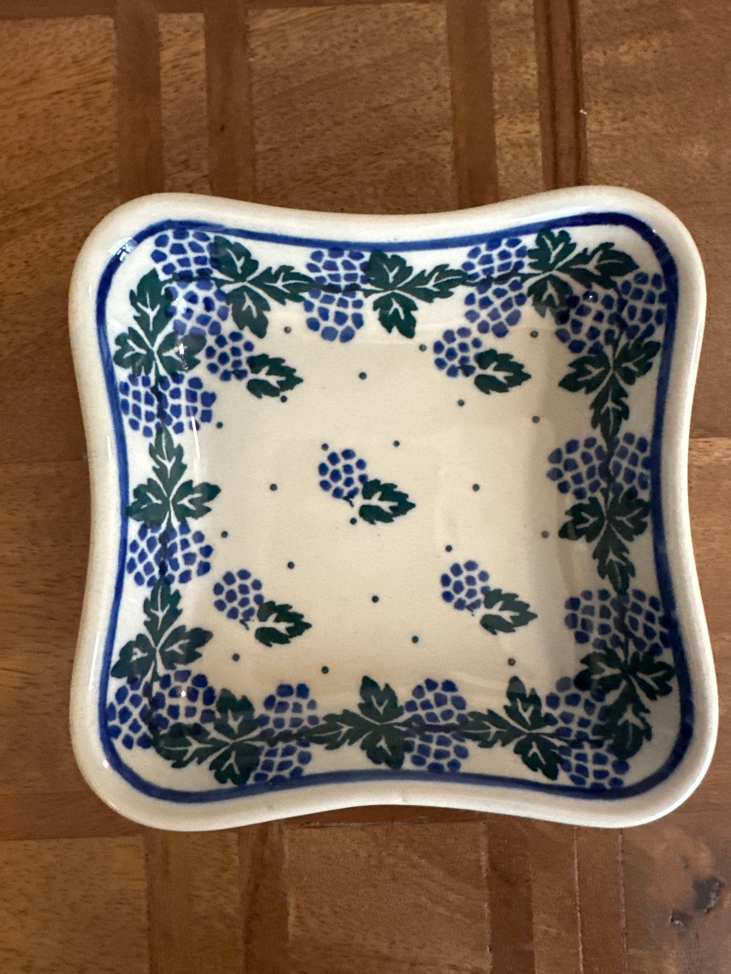 Ceramika Artystyczna Polish Pottery Blackberry 4" Bowl