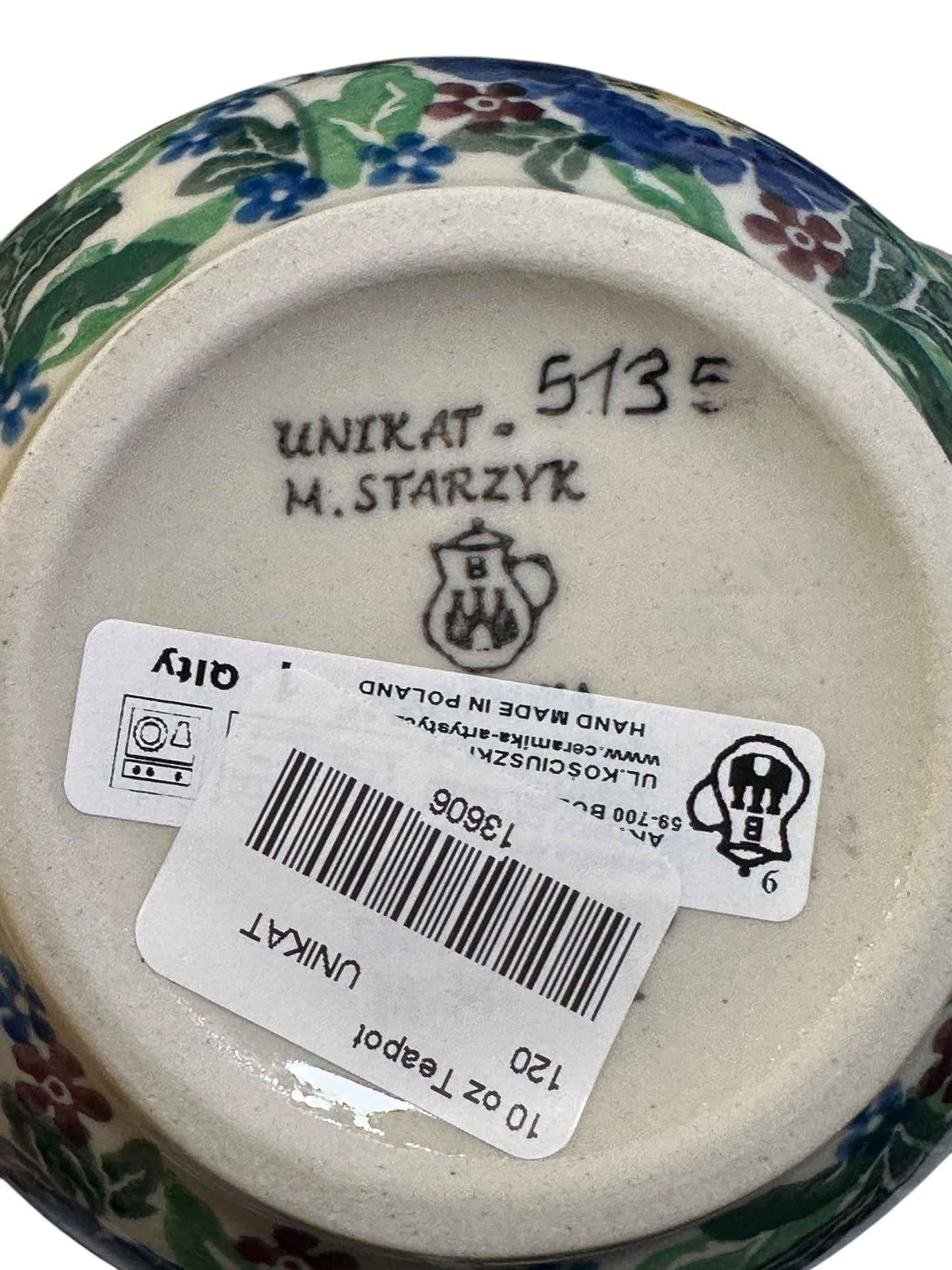 Ceramika Artystyczna, Unikat U5135, Byzantium Bliss, Teapot