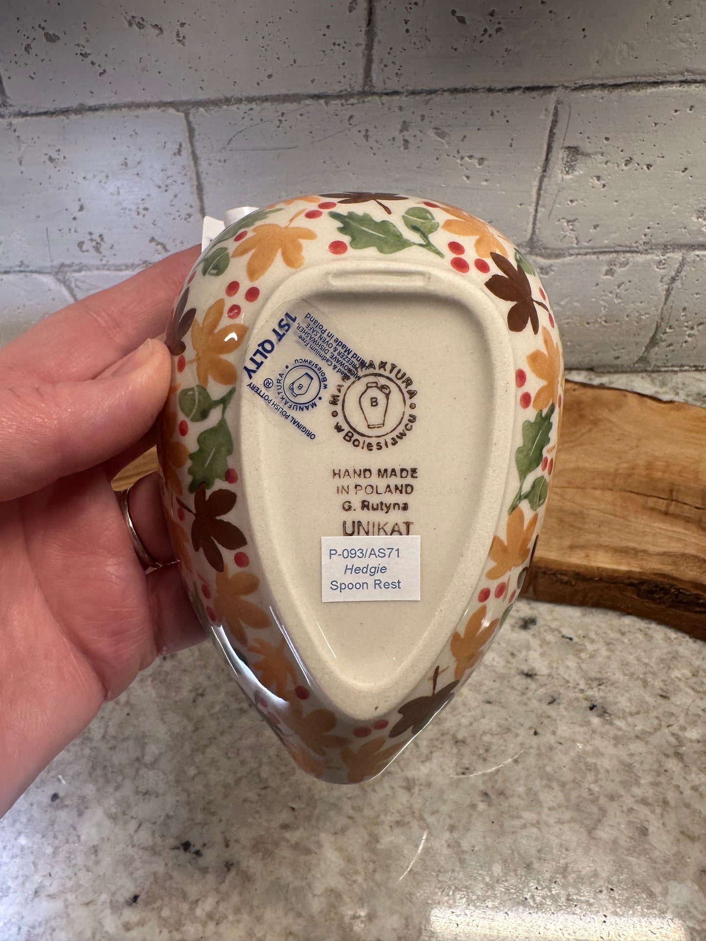 Manufaktura, Hedgie, Spoon Rest