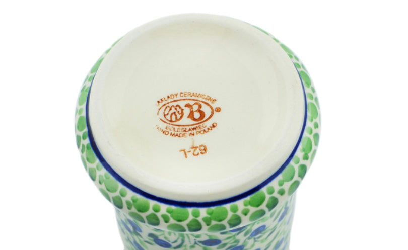 Zaklady Polish Pottery, Blue Dream, Bottle 20 oz
