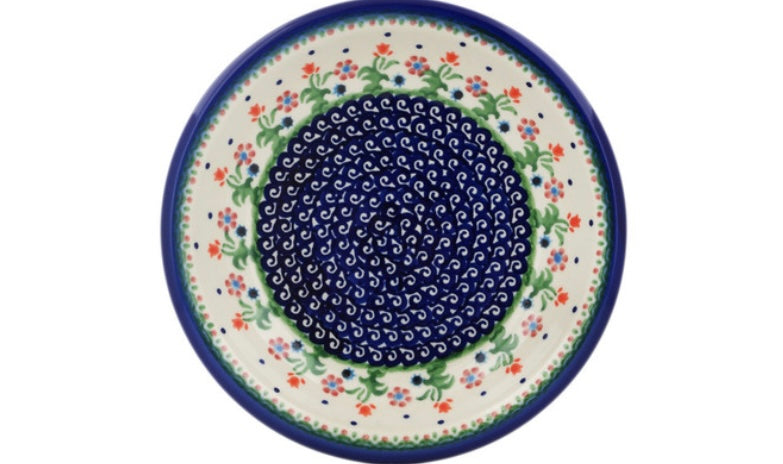 Ceramika Bona Polish Pottery, Spring Flowers, Pasta Bowl
