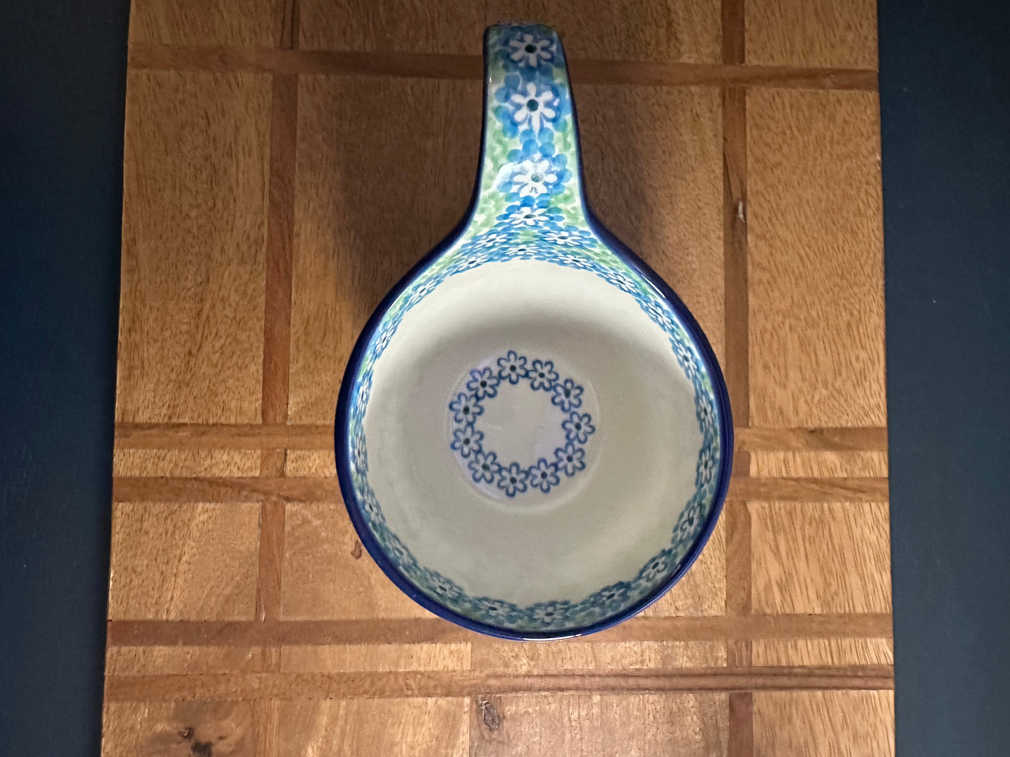 Ceramika Artystyczna Polish Pottery, Sea Daisy Loop Mug/Soup Bowl