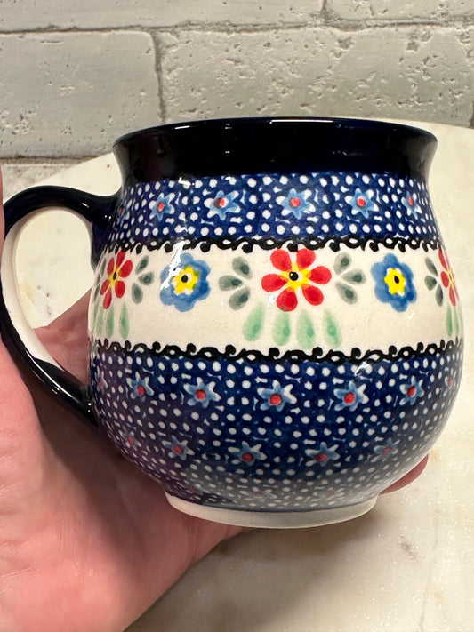 Millena Polish Pottery, Bubble Mug, 12 oz