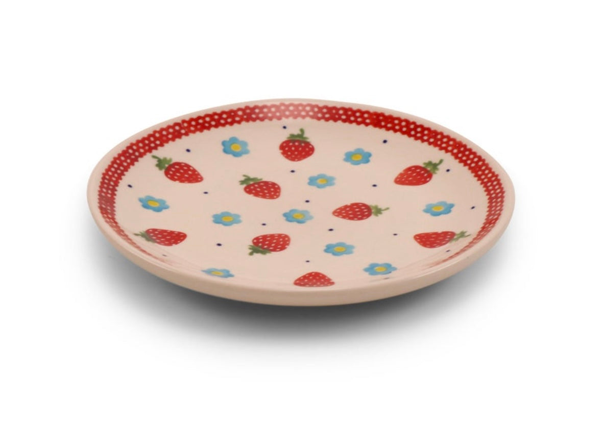 Ceramika Amfora Polish Pottery, Berry Patch, Dessert Plate