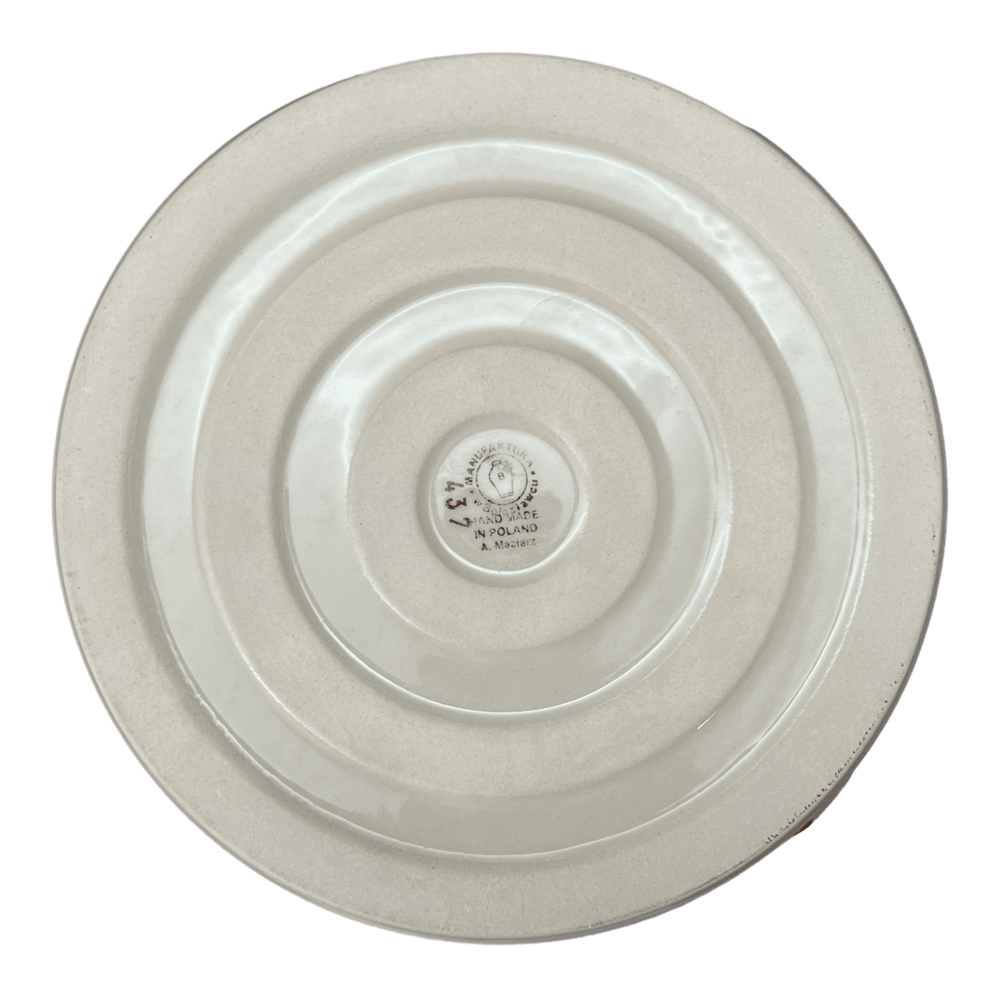 Baker, Round, Deep, 10" in "Scarlet Daisy" by Manufaktura
