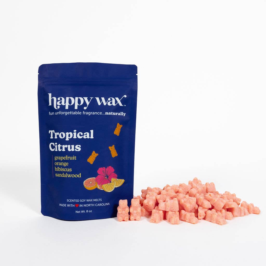 Tropical Citrus Wax Melts - 4oz Eco Tin or 8 oz pouch