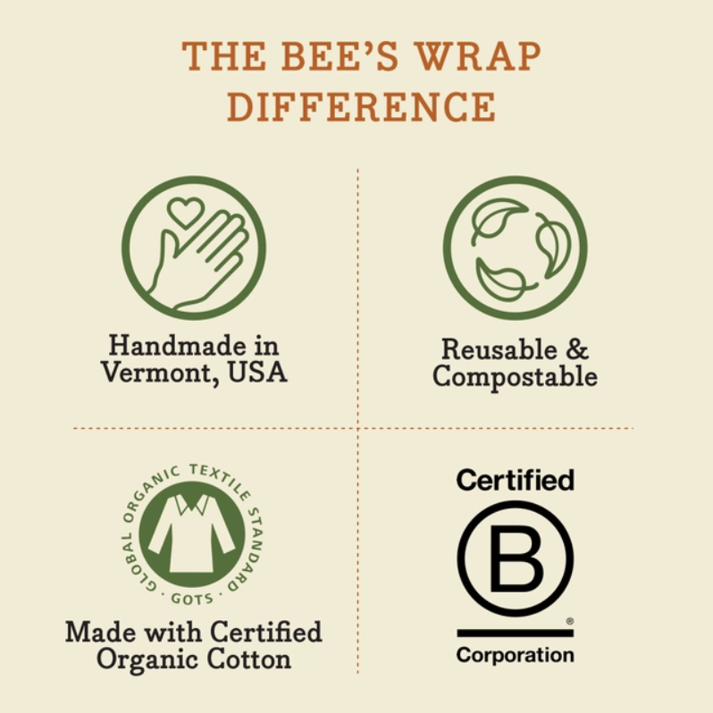 Bee's Wrap, Lunch 3 Pack - Oceans Print