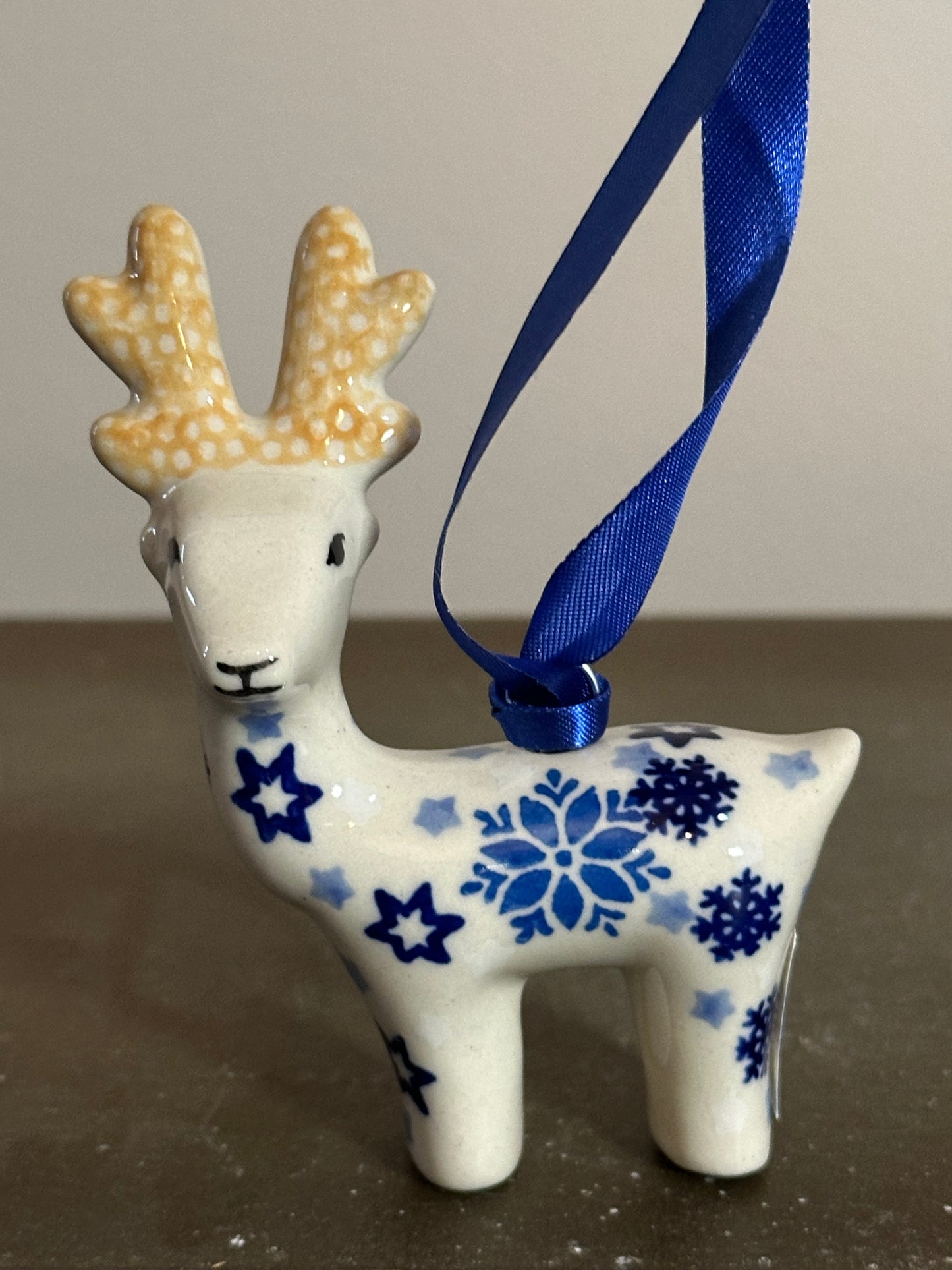 Manufaktura Snowflakes Reindeer Ornament
