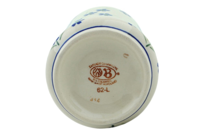 Zaklady Polish Pottery, Blooming Vines, Bottle 20 oz