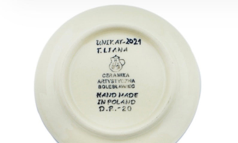 Ceramika Artystyczna, Unikat Garden Delight, Coaster/Mini Plate