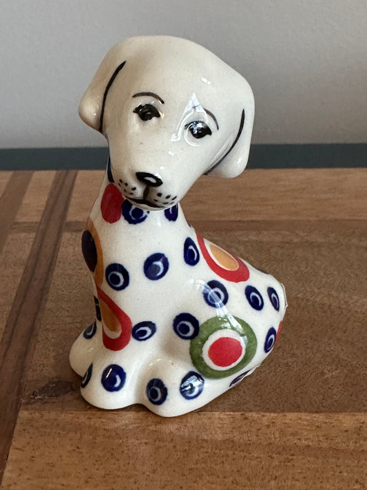 Manufaktura Polish Pottery Oh! Dog Figurine
