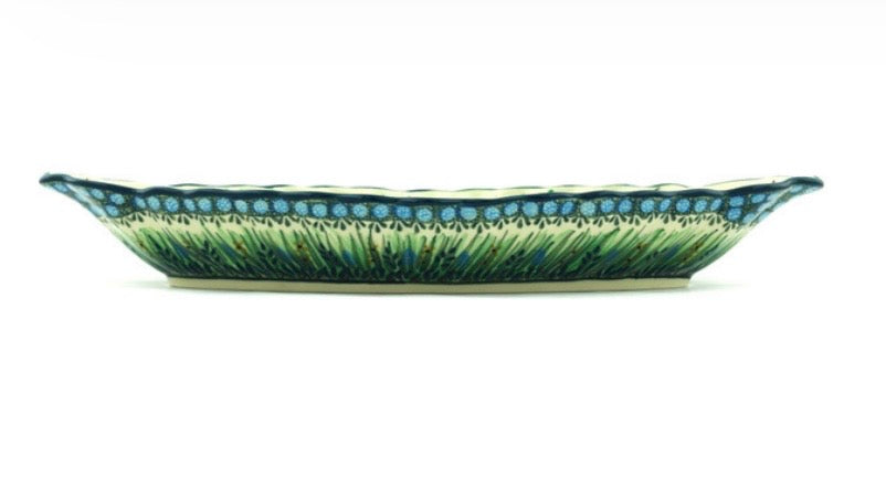 Ceramika Artystyczna, U803, Prairie Land, Platter with Handles 16"