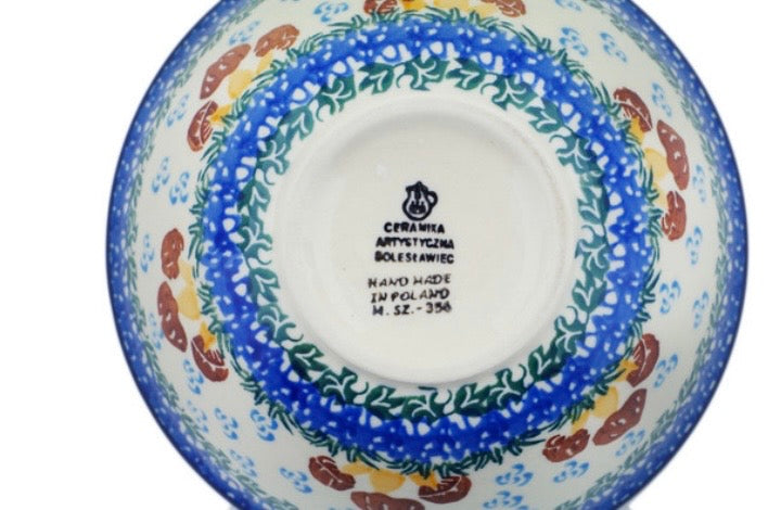 Ceramika Artystyczna, Toadstool Mushroom Trio, Bowl