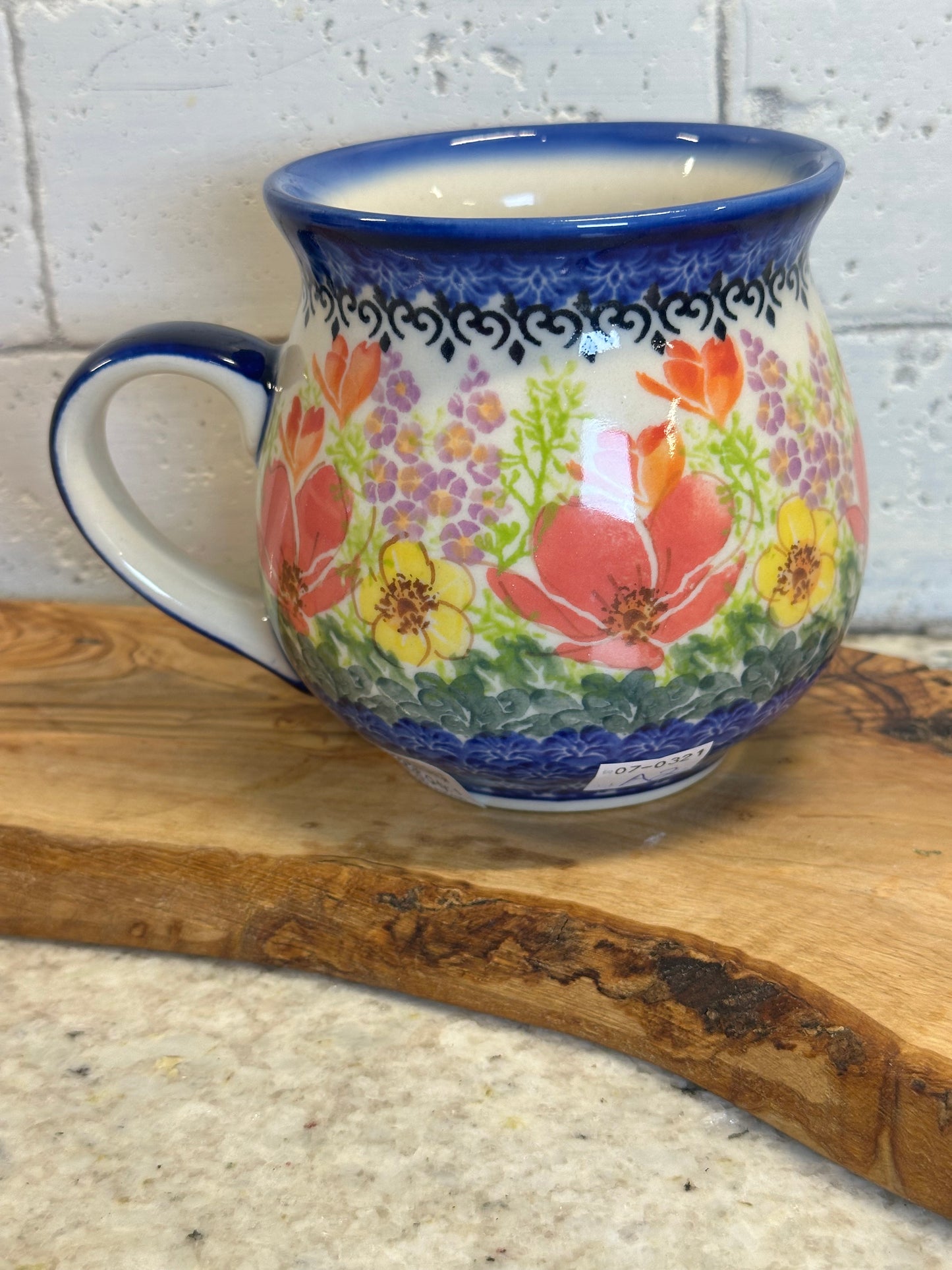 Kalich, Pink, Lavendar, Yellow Large Bubble Mug