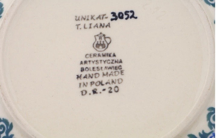 Ceramika Artystyczna, Unikat Butterfly Delight,  Deep Bowl 8"