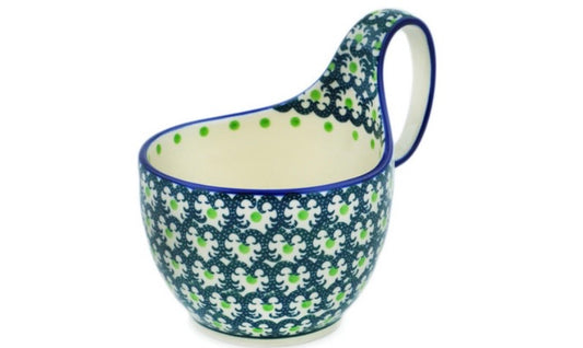 Ceramika Artystyczna, Green Crown, Loop Mug/Bowl