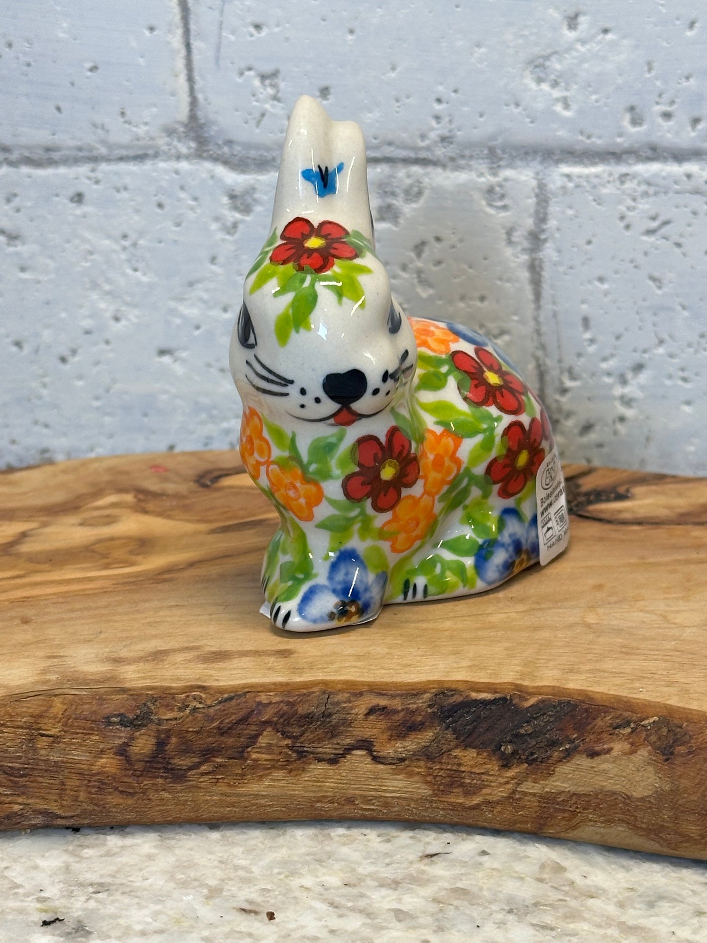 Kalich, Art Level 1, Orange, Red, Blue, Butterfly, Medium Bunny