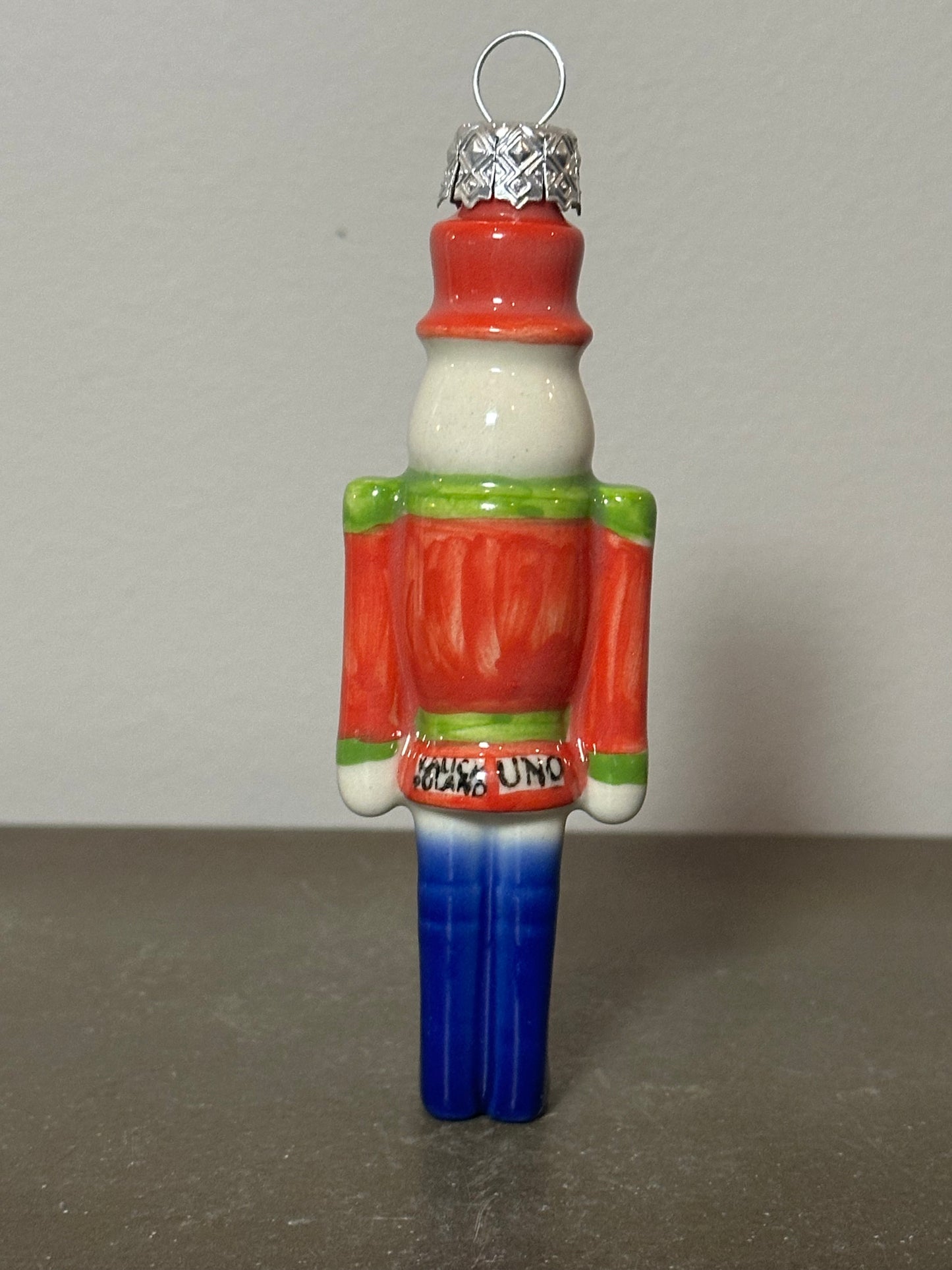 Kalich, Art Level, Red/Blue Nutcracker Ornament