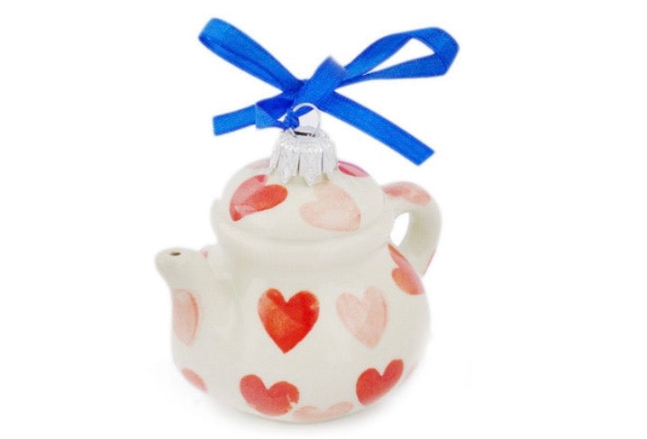 Bona, Loving You, Teapot Ornament 3"