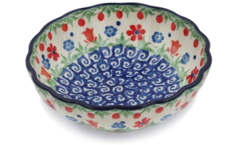 Ceramika Artystyczna, Babcia's Garden, Fluted Bowl