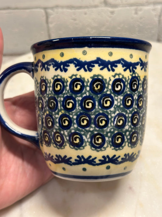 Zaklady Polish Pottery, Bumble Bee, Straight Mug