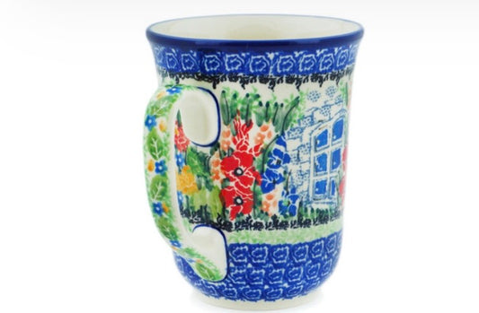 Ceramika Artystyczna, U4019 My Garden Window, Bistro Mug 17.5 oz