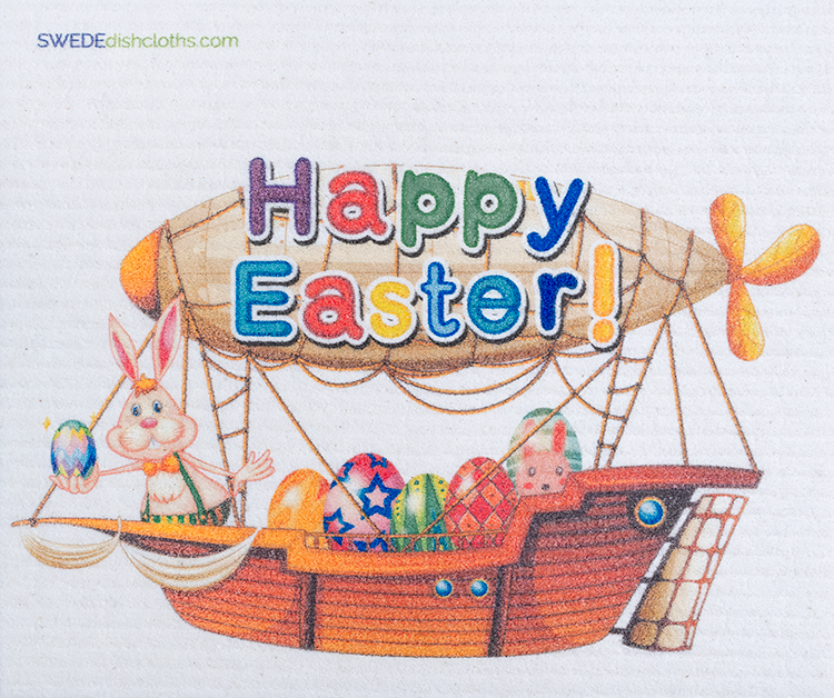 Swedish Dishcloth Easter Bunny in Ship