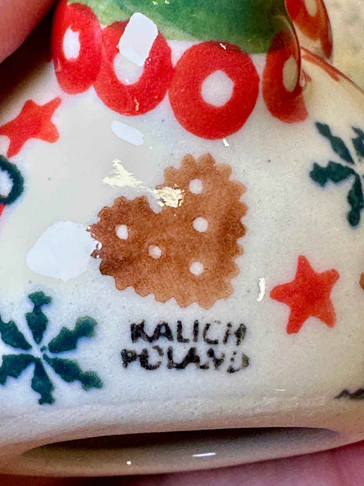 Kalich, Snowman with Green Hat, Rocking Horse Ornament