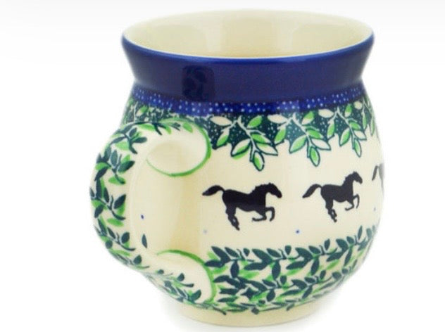 Ceramika Artystyczna, Mustang Forest, Bubble Mug 12oz