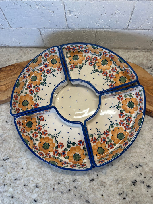 Manufakura, Avery, 5 Piece Platter/Serving Tray