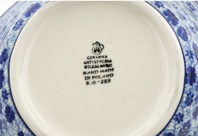 Ceramika Artystyczna, Misty Dragonfly, Scalloped Bowl