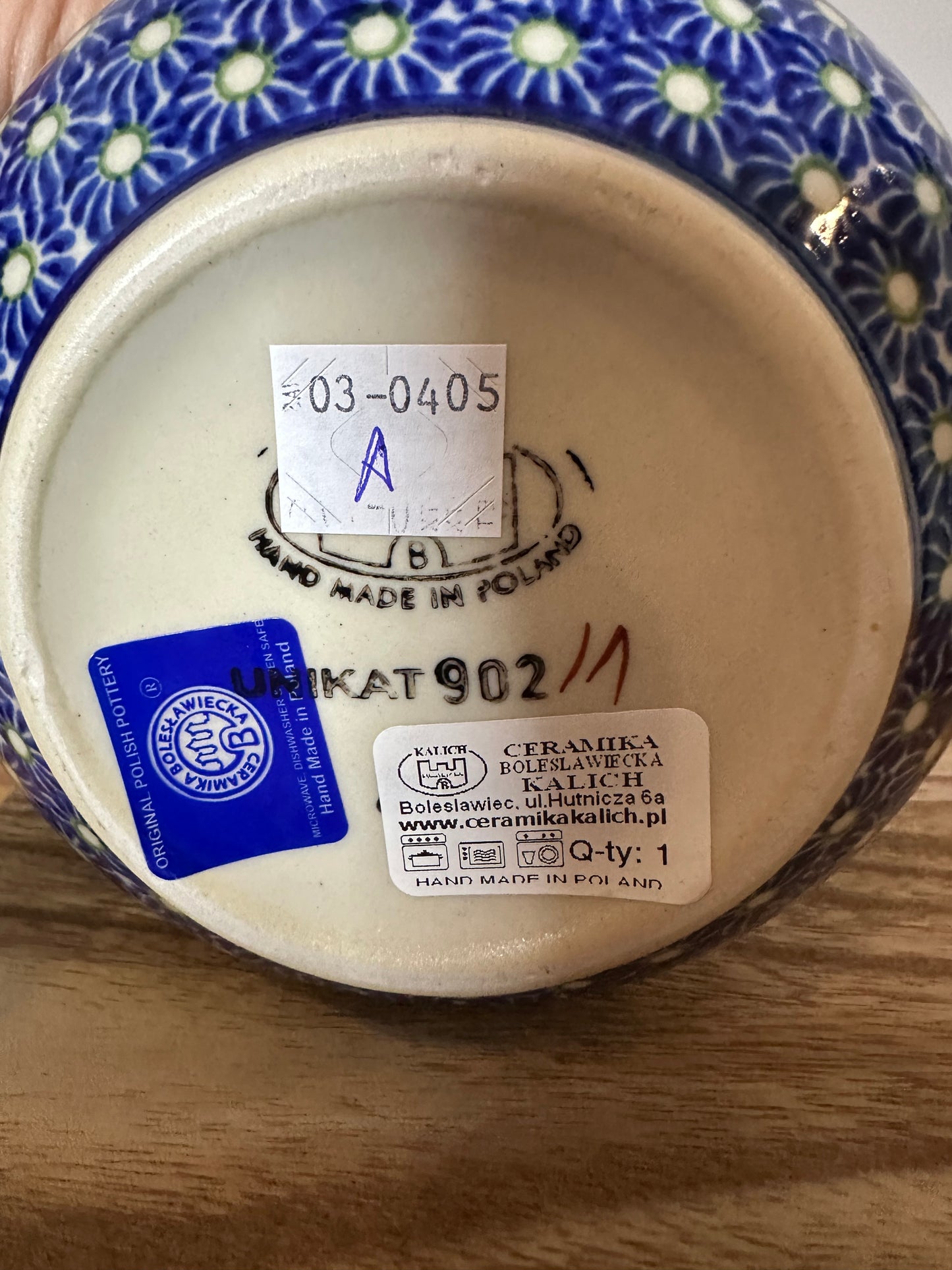 Kalich, Art Level 1, Lavendar & Blue Flower, Teapot