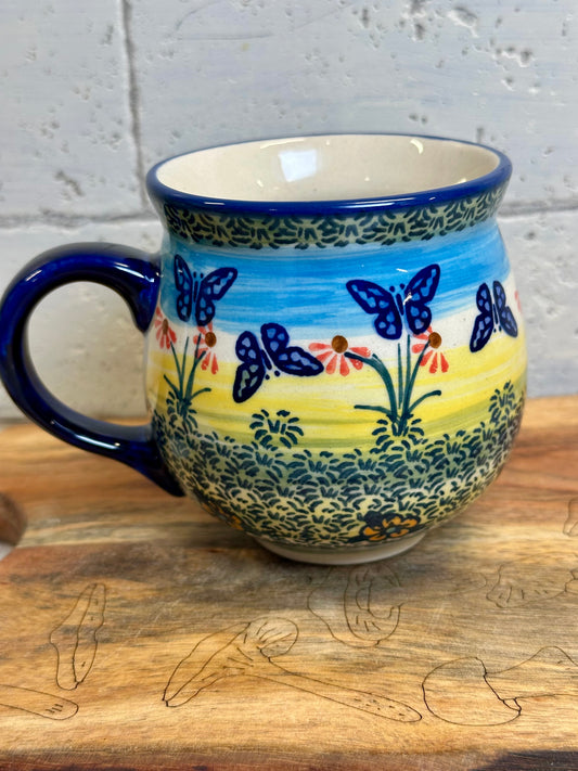 Manufaktura, Butterflies In Flight, Medium Bubble Mug