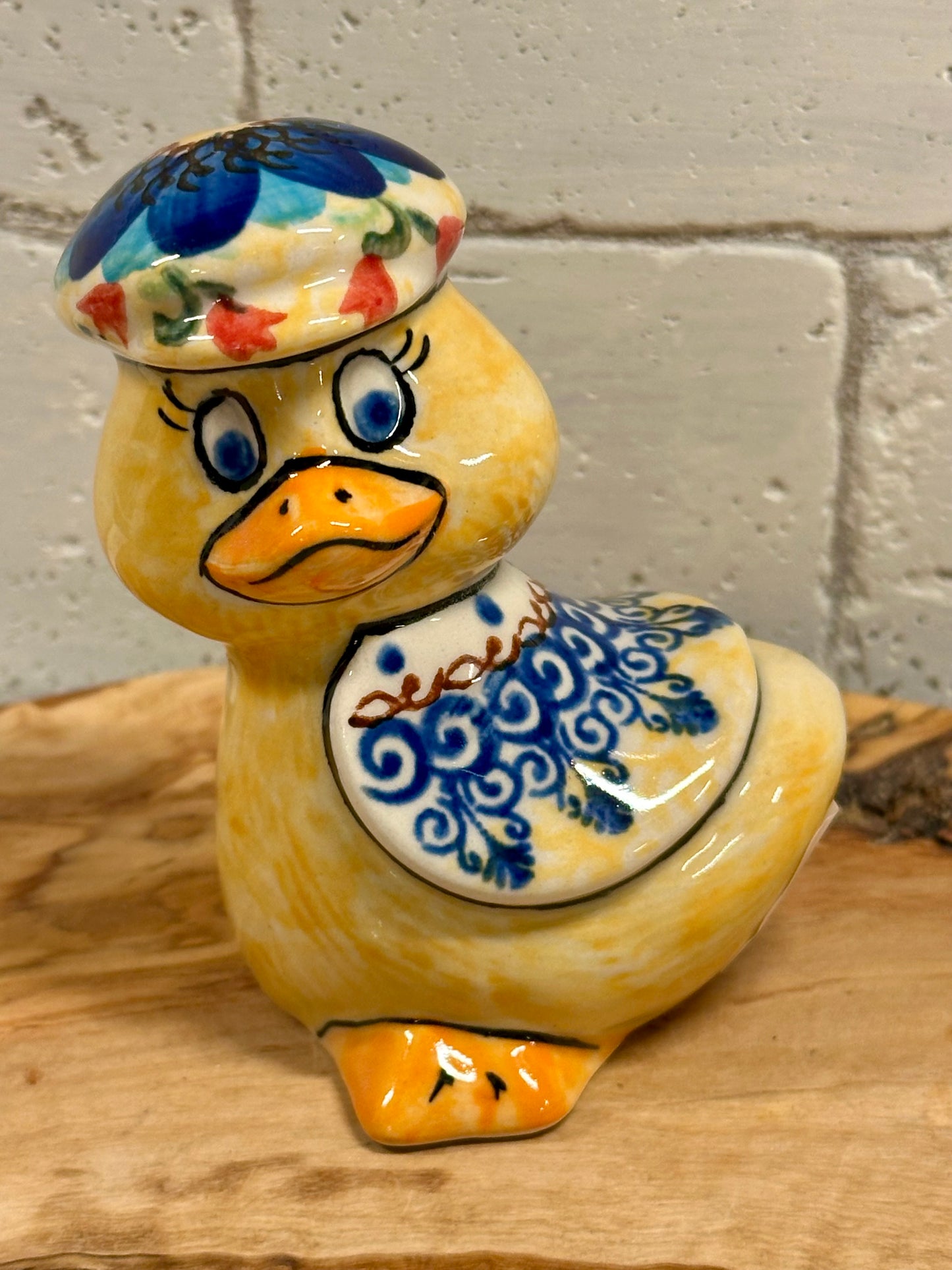 Vena, Autumn Burst, Gentleman Duck with Cap