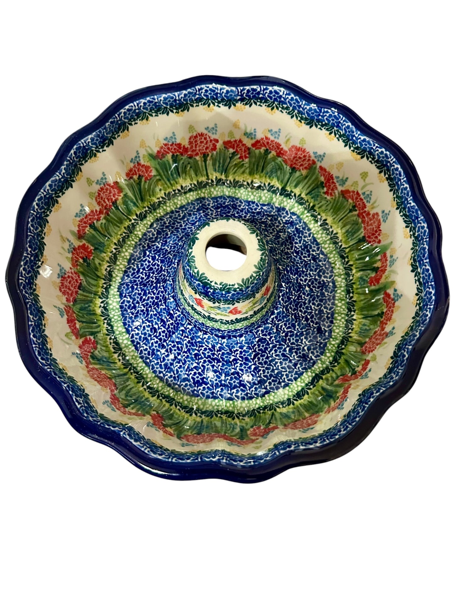 Ceramika Artystyczna, U5162 Bright Carnations, Cake Mould/Bundt