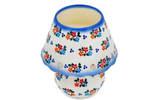 Cergor Polish Pottery, Unikat Sweet Clusters, Aroma Oil Burner Lamp