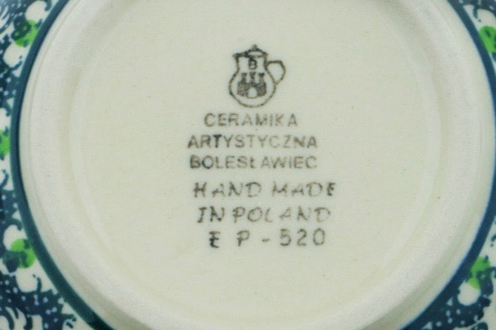 Ceramika Artystyczna, Green Crown, Bowl, 5"