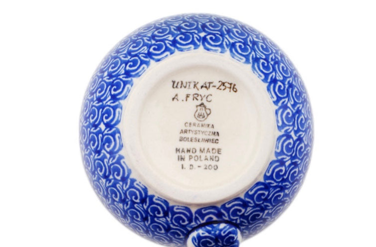 Ceramika Artystyczna Polish Pottery, Unikat, Bells Are Ringing, Bubble Mug
